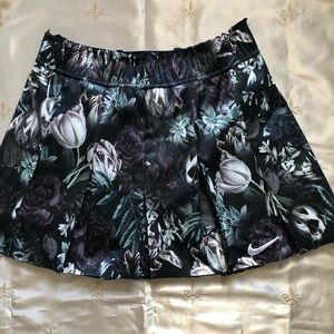 Nike Floral Black Mini Skirt